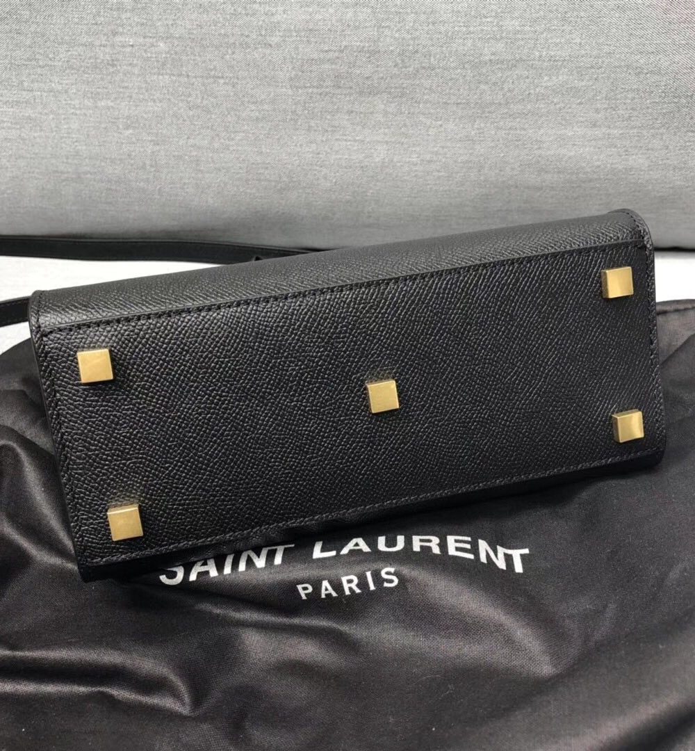 [REP 1:1] Saint Laurent Manhattan Nano Shopping Bag In Box Black For Women 8.2in/21cm YSL 5937410SX0W1000
