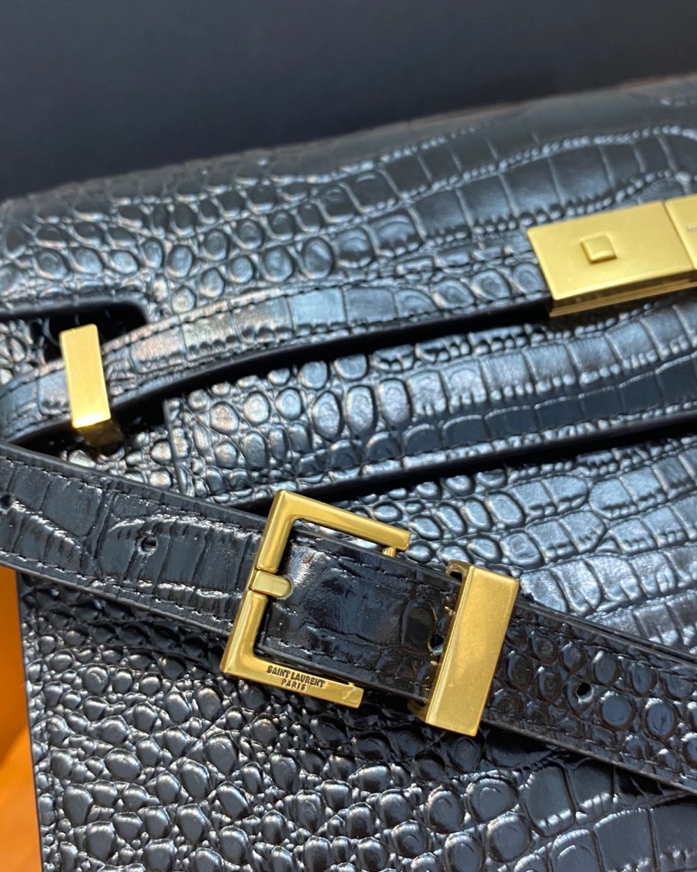 [REP 1:1] Saint Laurent Manhattan Shoulder Bag Black For Women 11.4in/29cm YSL 579271DND0J1000