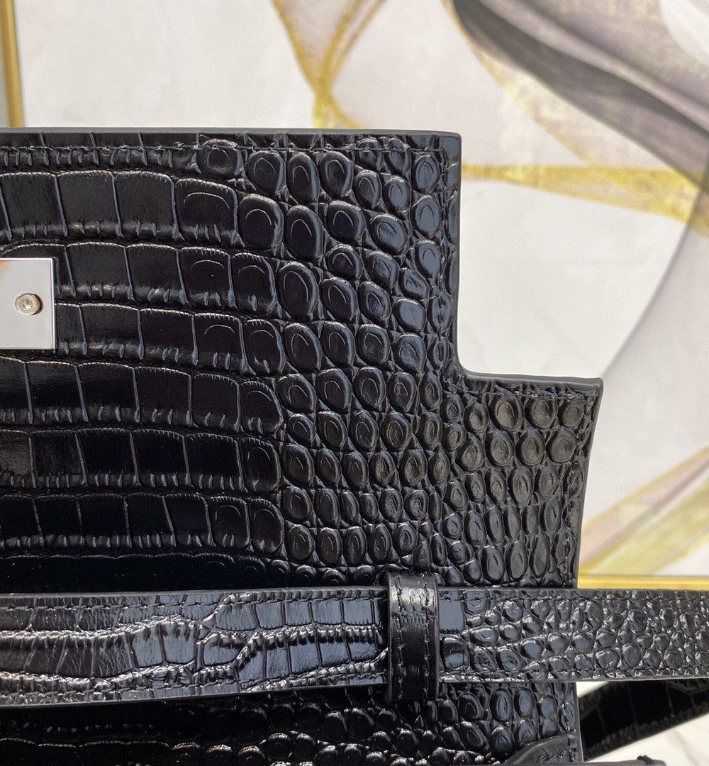 [REP 1:1] Saint Laurent Manhattan Shoulder Bag In-Shiny Black For Women 11.4in/29cm YSL 579271DND0J1000