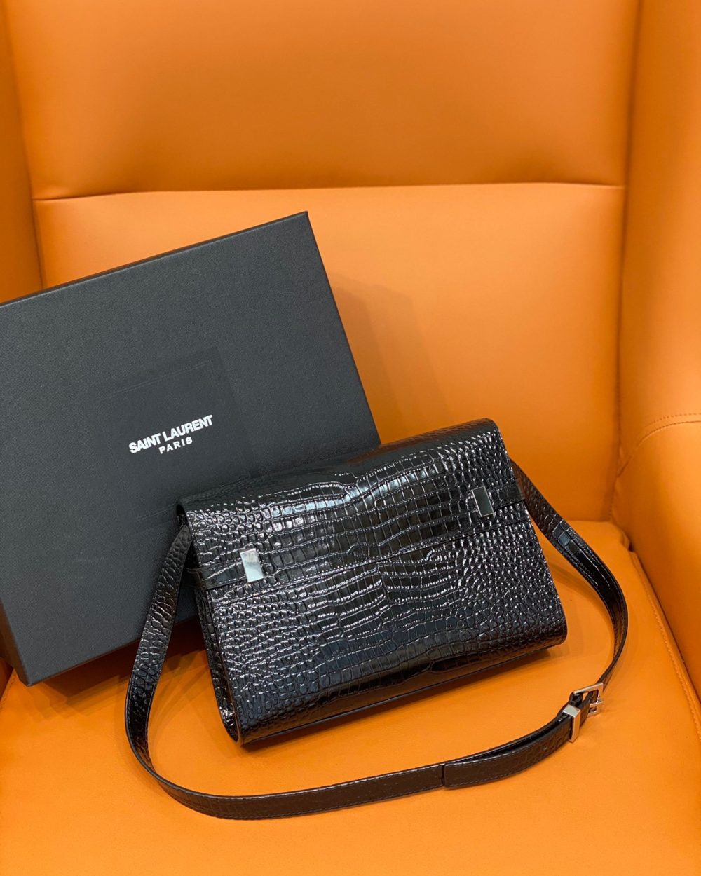 [REP 1:1] Saint Laurent Manhattan Small Shoulder Bag Black For Women 9.4in/24cm YSL