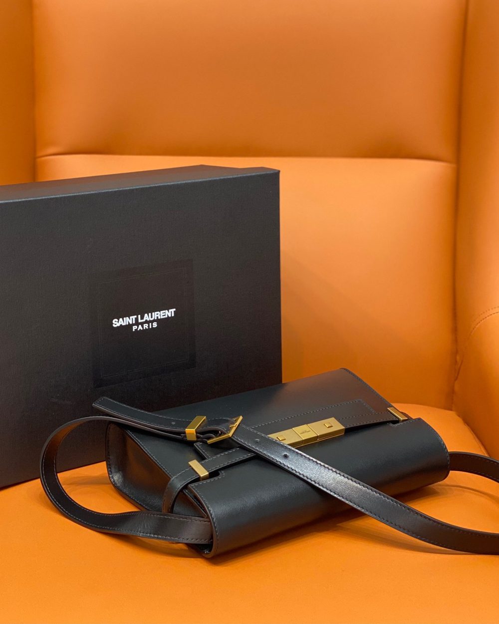 [REP 1:1] Saint Laurent Manhattan Small Shoulder Bag Black For Women 9.4in/24cm YSL 6756260SX0W1000