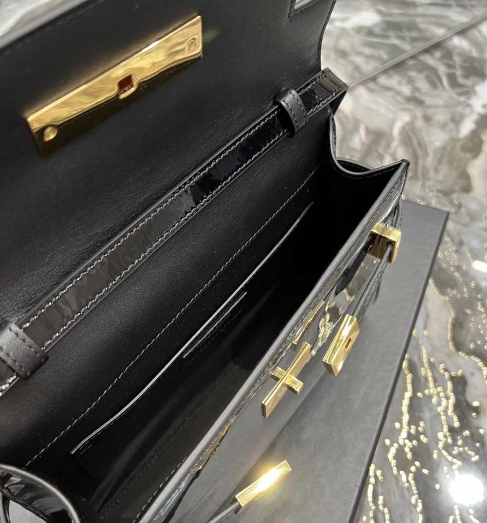 [REP 1:1] Saint Laurent Manhattan Small Shoulder Bag Black For Women 9.4in/24cm YSL 675626B870J1000
