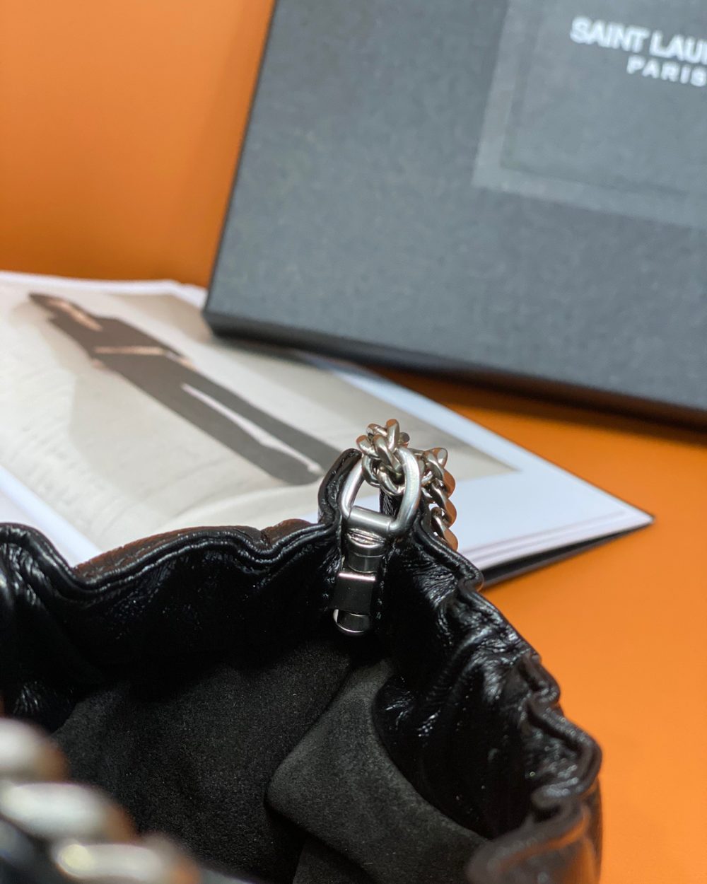 [REP 1:1] Saint Laurent Mini Shoulder Bag Black For Women 9.5in/24cm P00596046