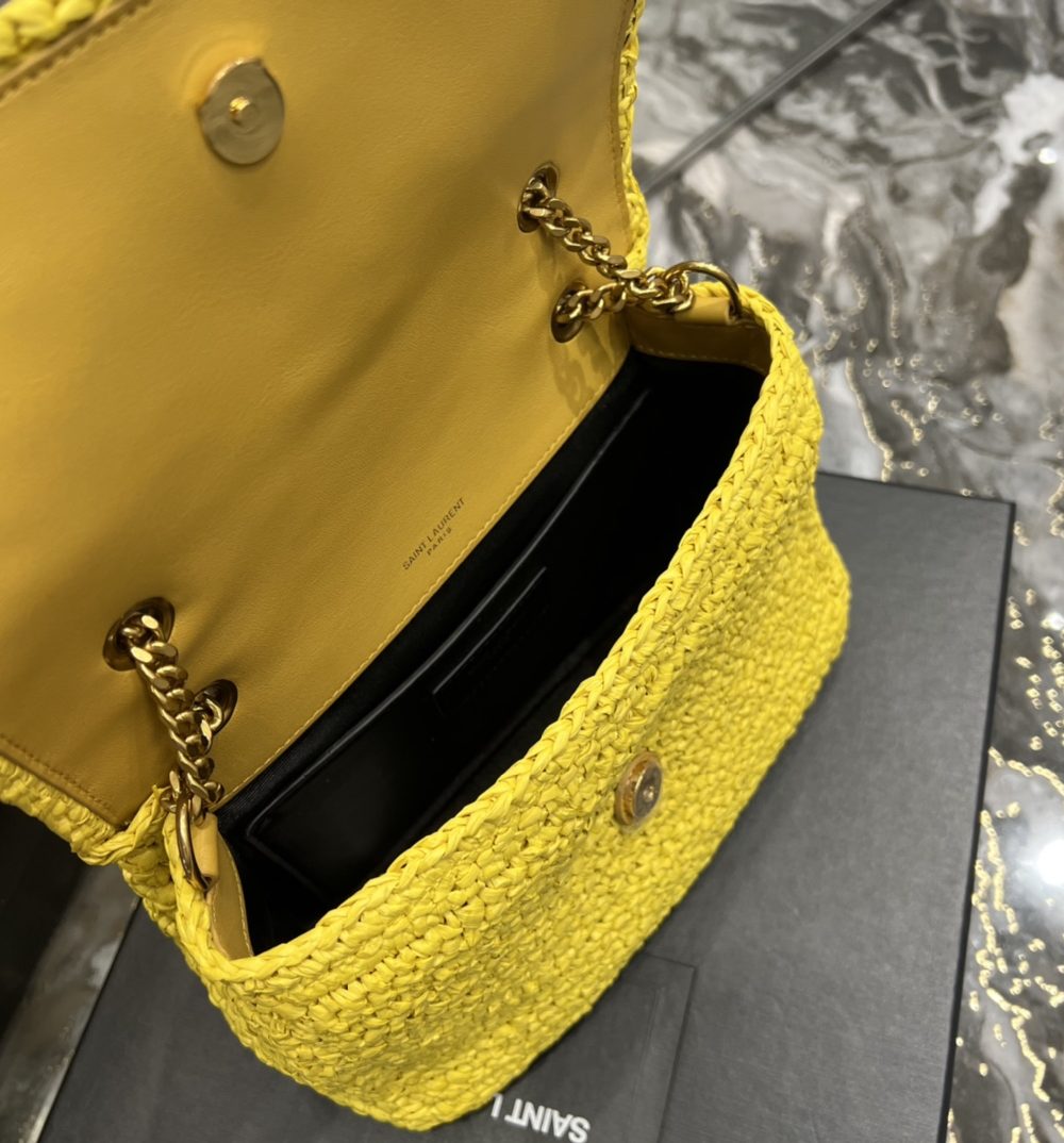 [REP 1:1] Saint Laurent Niki Baby Chain Bag Yellow For Women, Women's Bags 8.2in/21cm YSL