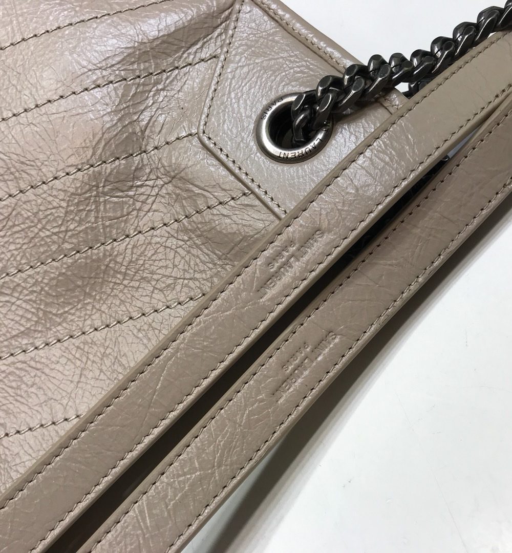 [REP 1:1] Saint Laurent Niki Medium Shopping Bag Beige For Women 12.6in/32cm YSL