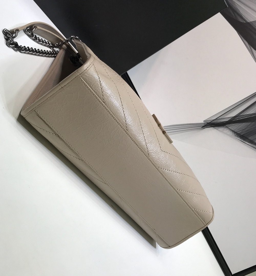 [REP 1:1] Saint Laurent Niki Medium Shopping Bag Beige For Women 12.6in/32cm YSL
