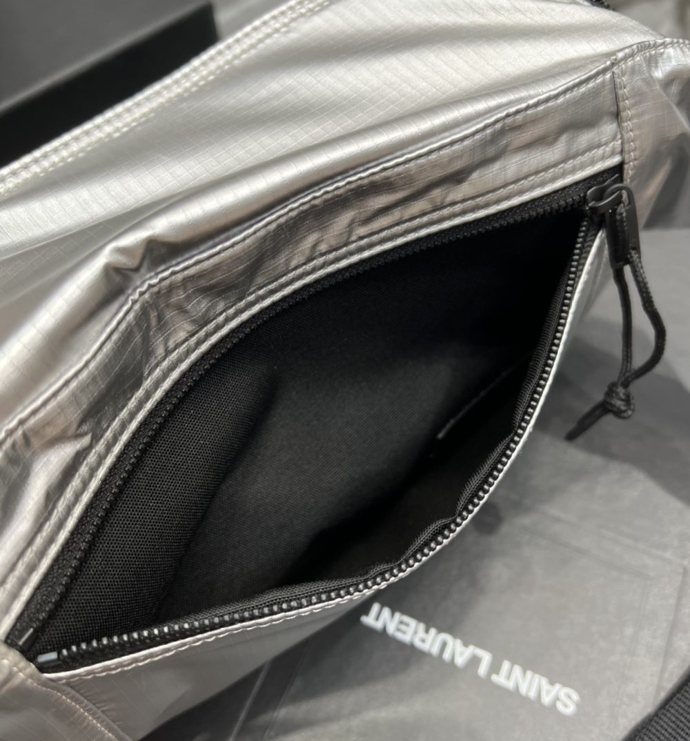 [REP 1:1] Saint Laurent Nuxx Crossbody Bag Sliver For Women, Women's Bags 9.8in/25cm YSL