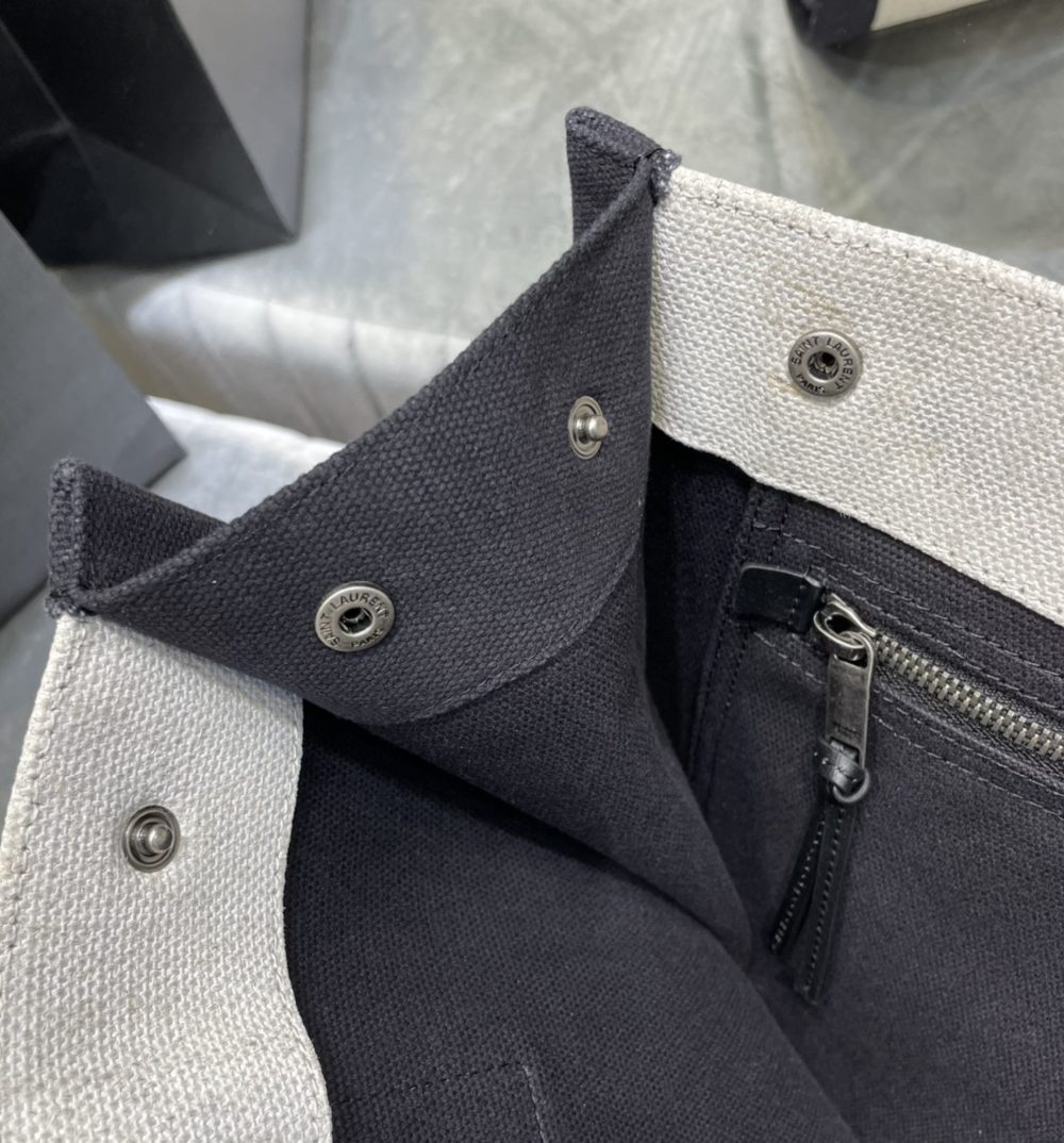 [REP 1:1] Saint Laurent Rive Gauche North/South Tote Bag In Printed Linen For Women 15.3in/39cm YSL 632539FAABR9083