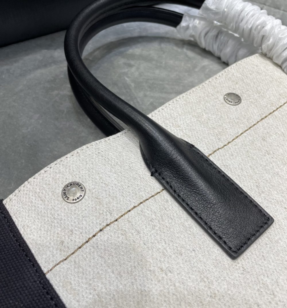 [REP 1:1] Saint Laurent Rive Gauche North/South Tote Bag In Printed Linen For Women 15.3in/39cm YSL 632539FAABR9083