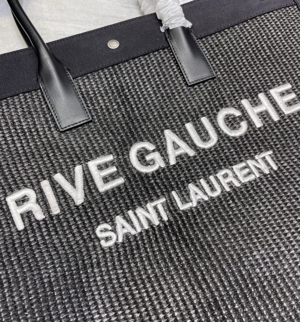 [REP 1:1] Saint Laurent Rive Gauche Tote Bag Grey For Women, Women's Bags 18.9in/48cm YSL