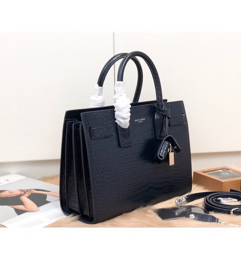 [REP 1:1] Saint Laurent Sac De Jour Small In-Black For Women 12.5in/32cm YSL 378299DZEAW1000