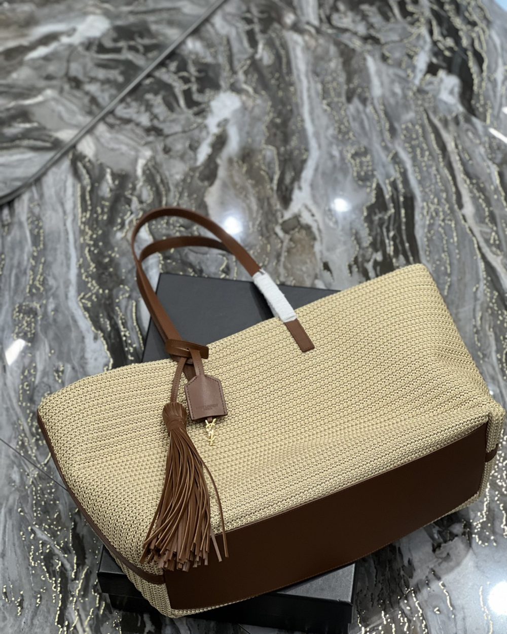 [REP 1:1] Saint Laurent Shopping E/W Beige For Women, Women's Bags 14.6in/37cm YSL