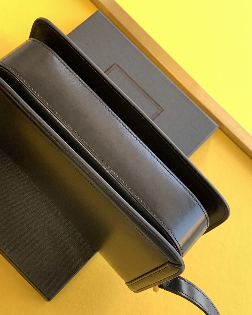 [REP 1:1] Saint Laurent Solferino Medium Satchel Bag In Box Black With Gold Hardware For Women 9in/23cm YSL 6343050SX0W1000