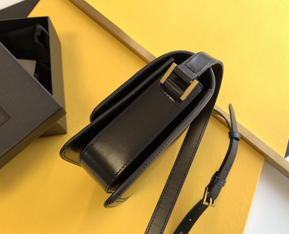 [REP 1:1] Saint Laurent Solferino Medium Satchel Bag In Box Black With Gold Hardware For Women 9in/23cm YSL 6343050SX0W1000