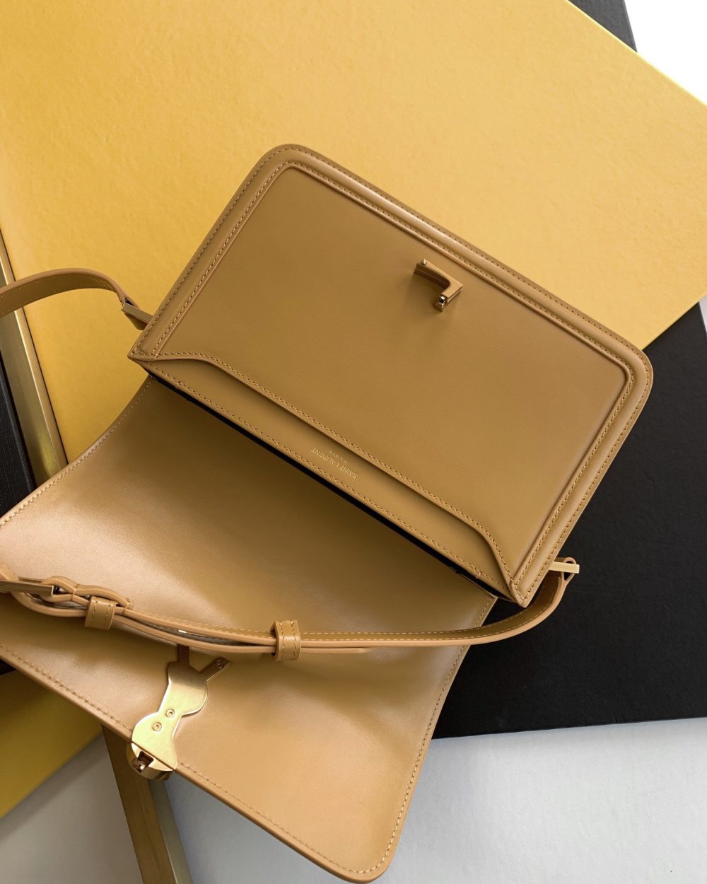 [REP 1:1] Saint Laurent Solferino Medium Satchel Bag In Box Brown For Women 9in/23cm YSL 6343050SX0W2357