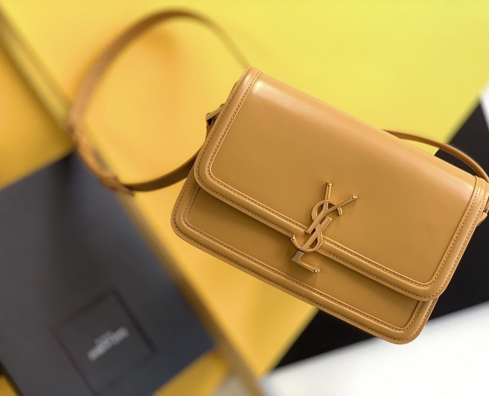 [REP 1:1] Saint Laurent Solferino Medium Satchel Bag In Box Brown For Women 9in/23cm YSL 6343050SX0W2357