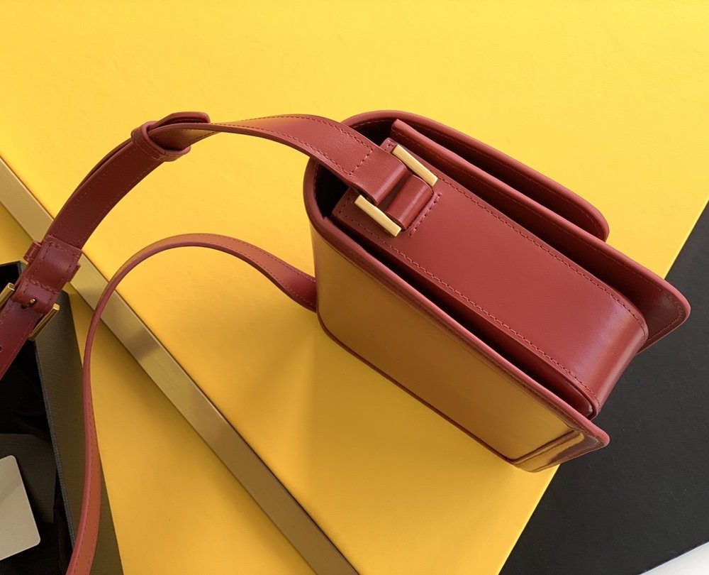 [REP 1:1] Saint Laurent Solferino Medium Satchel Bag In Box Red With Gold Hardware For Women 9in/23cm YSL 6343050SX0W6805