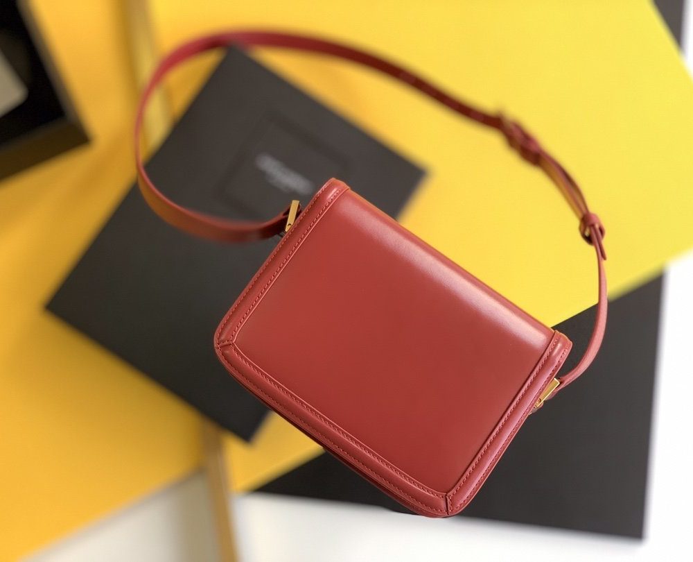 [REP 1:1] Saint Laurent Solferino Small Satchel Bag Red In Box With Gold Hardware 7.4in/19cm YSl 6343060SX0W6805
