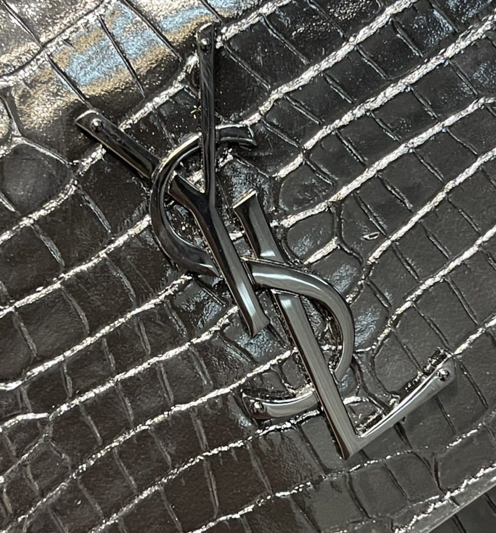 [REP 1:1] Saint Laurent Sunset Medium Chain Bag Black For Women 8.6in/22cm YSL 442906DND0U1000