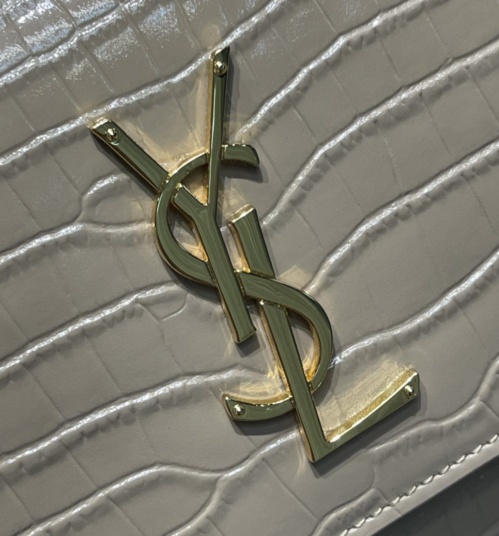 [REP 1:1] Saint Laurent Sunset Medium Chain Bag For Women 8.6in/22cm Beige YSL 442906DND0J2721