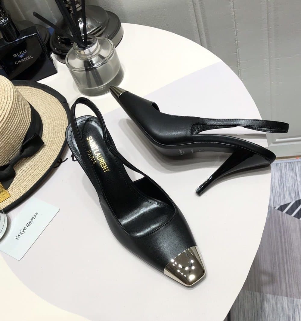 Saint Laurent Women's Blade Slingback Pumps Black For Women YSL