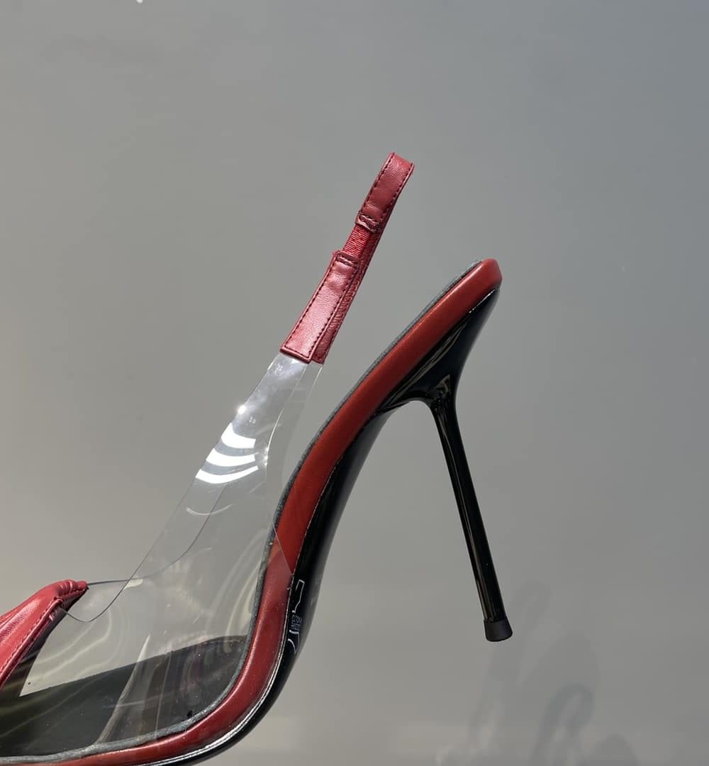 Saint Laurent Women's Chica Slingback Pumps Dark Pink For Women YSL