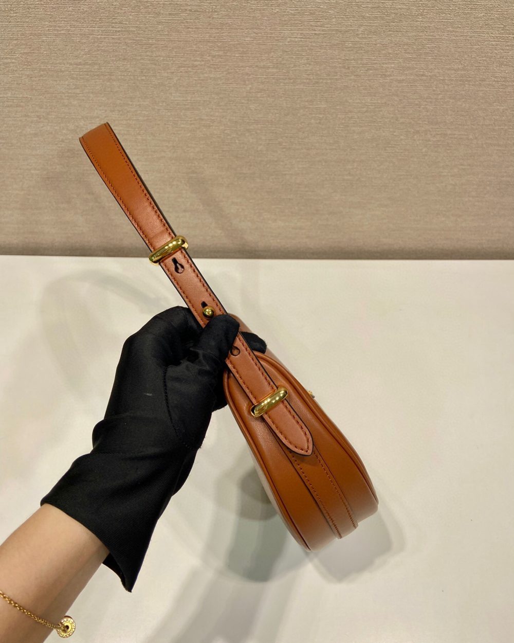 Shoulder Bag In Brown For Women 8.8in/ 22.5cm 1BC194_ASK_F0XUG_V_HOO