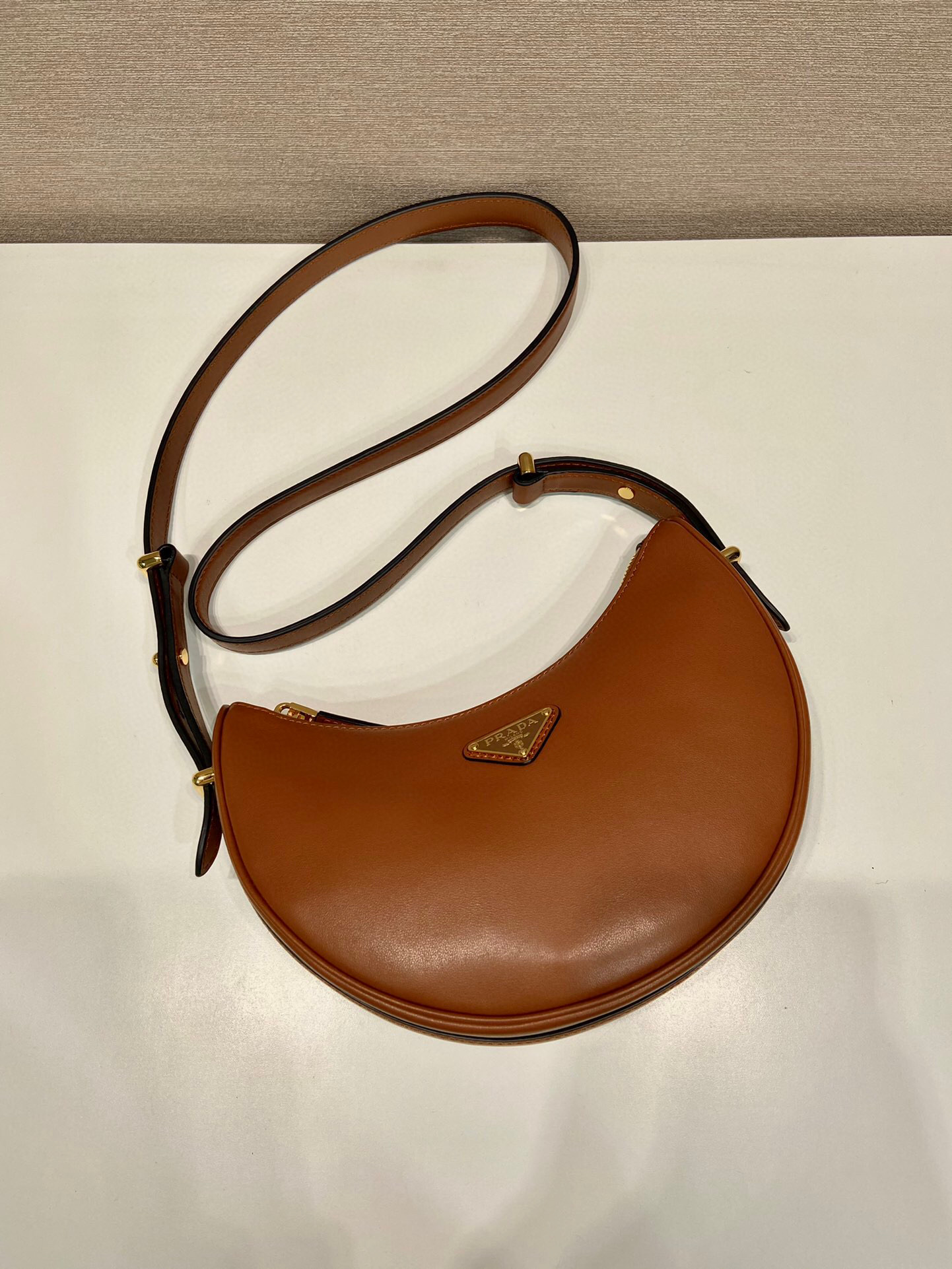 Shoulder Bag In Brown For Women 8.8in/ 22.5cm 1BC194_ASK_F0XUG_V_HOO - Image 3