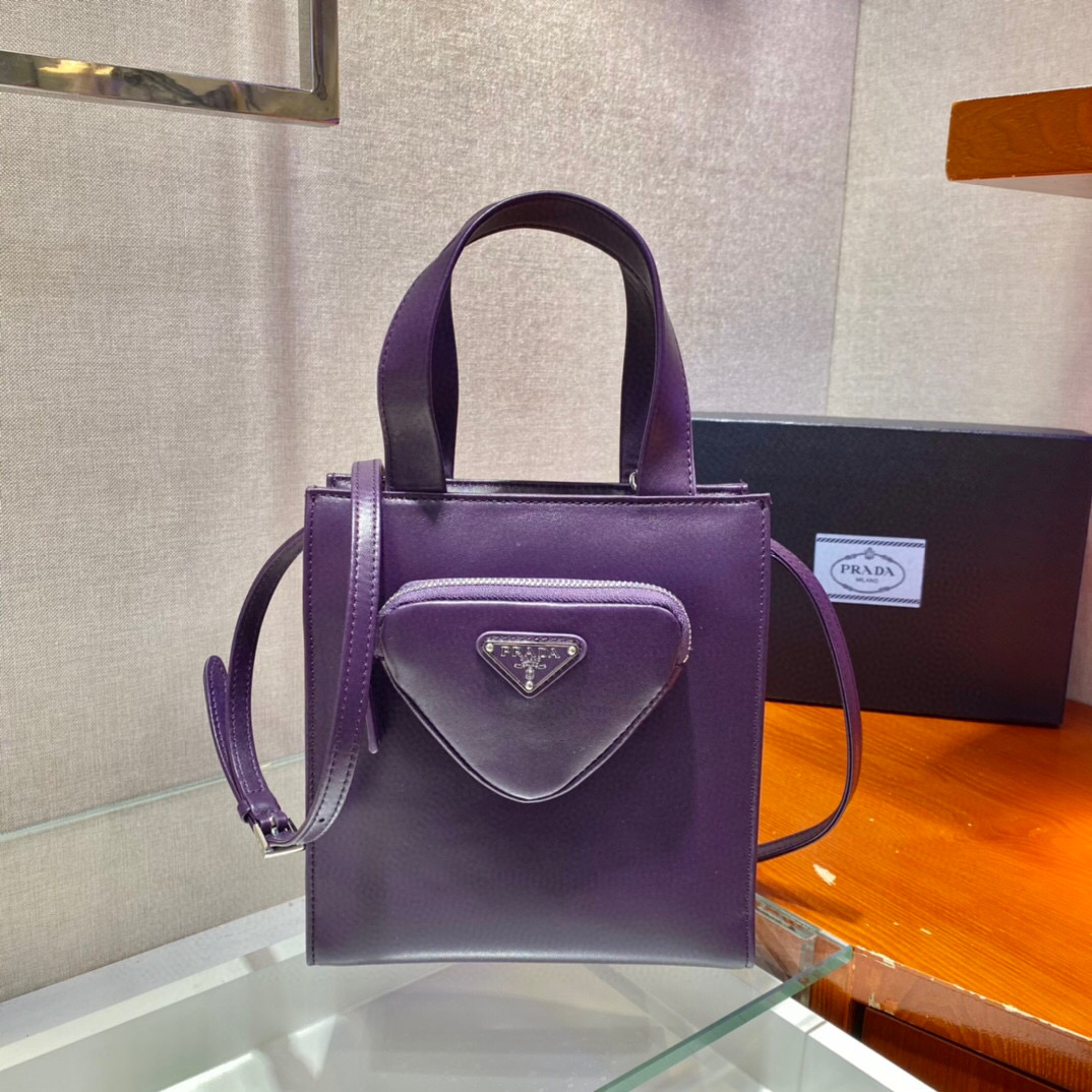 Shoulder Bag In Purple For Women 8.6in/ 22cm - Image 9