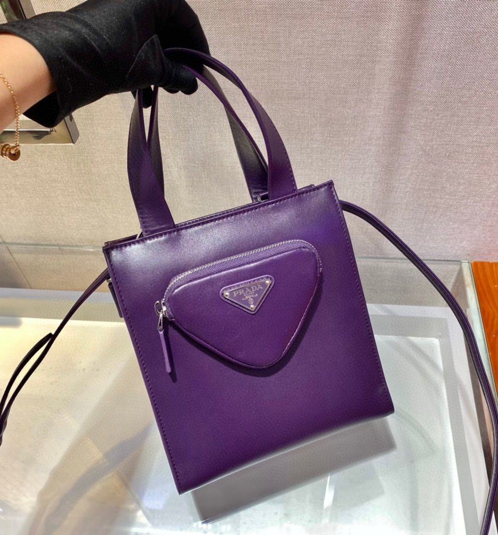 Shoulder Bag In Purple For Women 8.6in/ 22cm