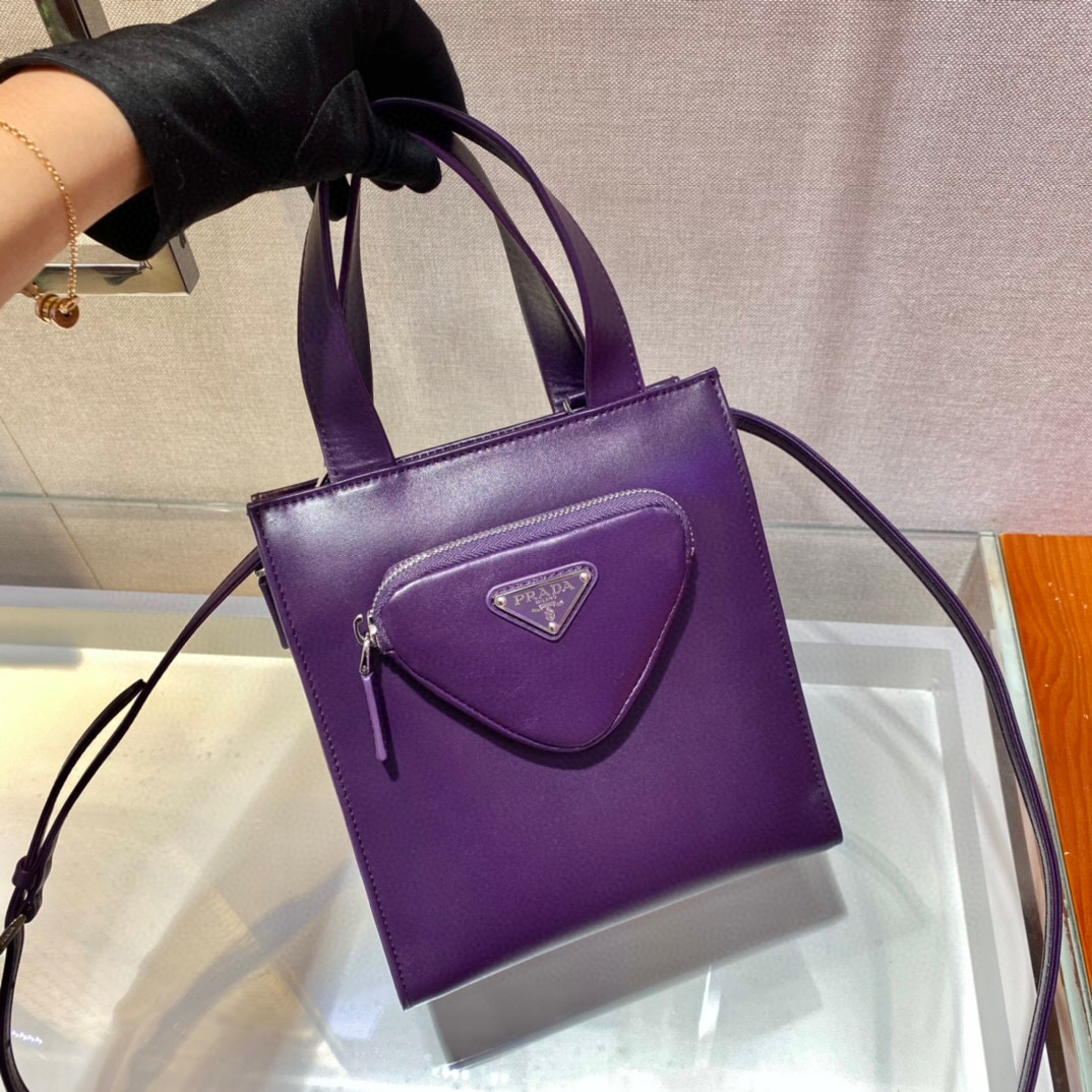 Shoulder Bag In Purple For Women 8.6in/ 22cm - Image 3
