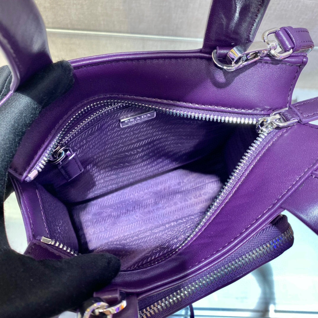 Shoulder Bag In Purple For Women 8.6in/ 22cm - Image 8