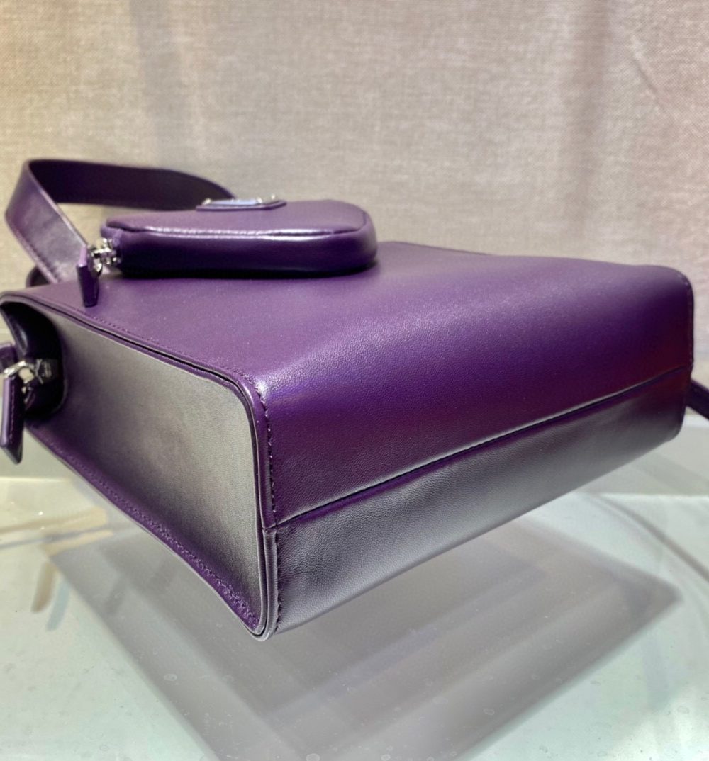 Shoulder Bag In Purple For Women 8.6in/ 22cm