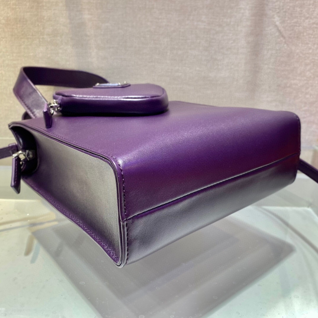 Shoulder Bag In Purple For Women 8.6in/ 22cm - Image 5