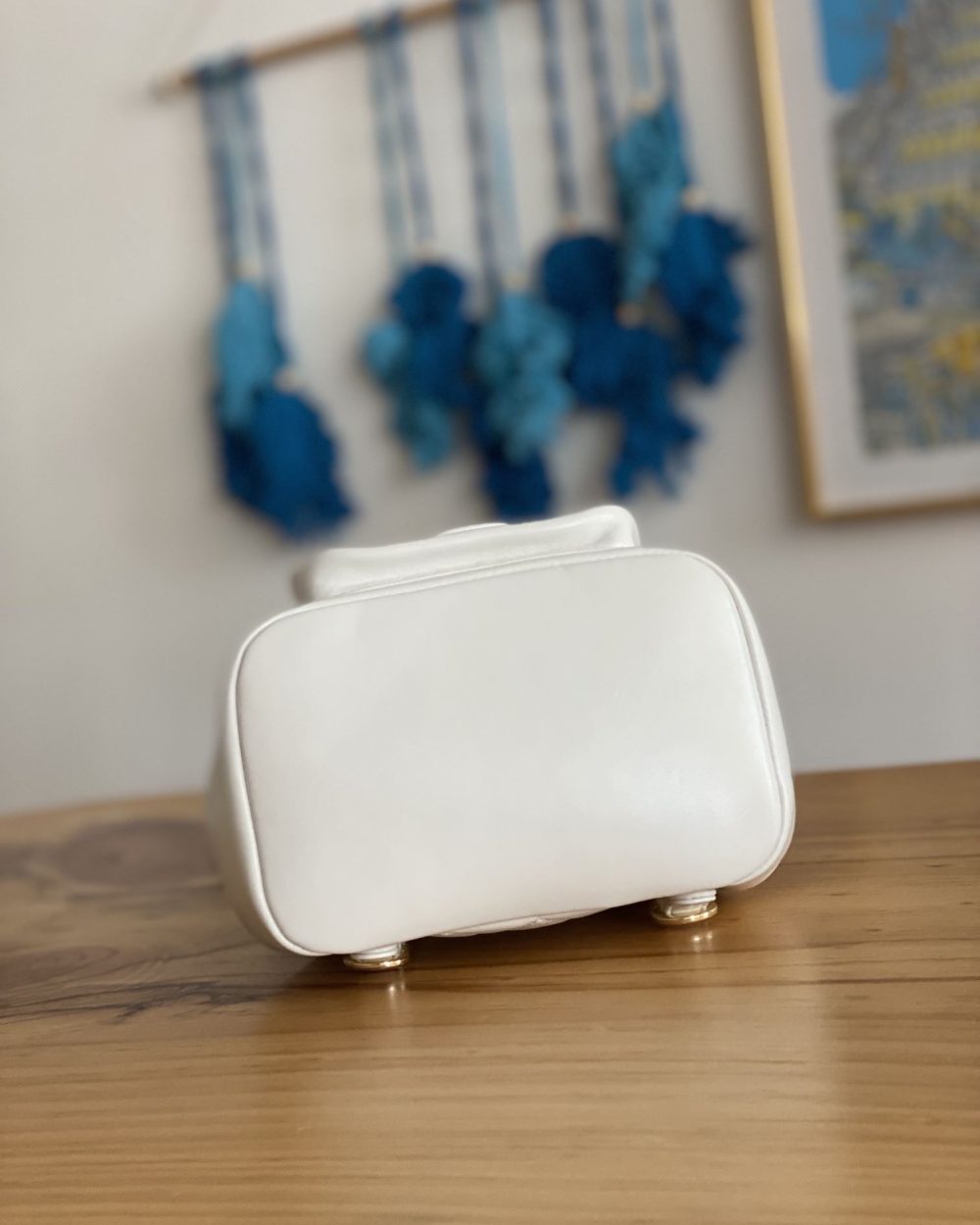 [REP 1:1] Small Backpack Black/White/Pink For Women 7.1in / 18cm AS2908