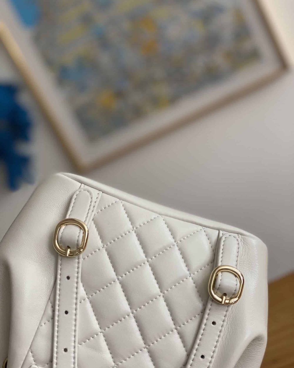 [REP 1:1] Small Backpack Black/White/Pink For Women 7.1in / 18cm AS2908