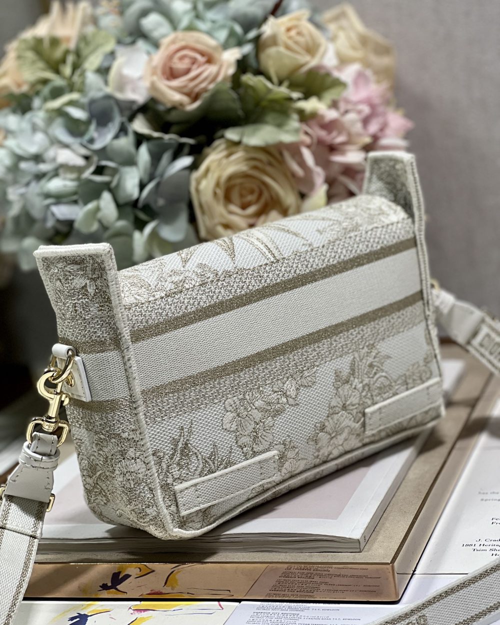1:1 Replica Small Diorcamp Bag Beige For Women 9in/ 23cm