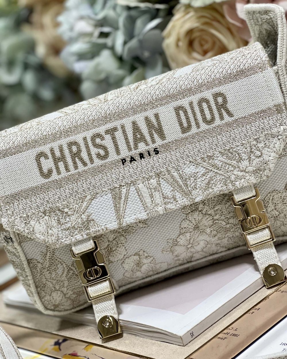 1:1 Replica Small Diorcamp Bag Beige For Women 9in/ 23cm