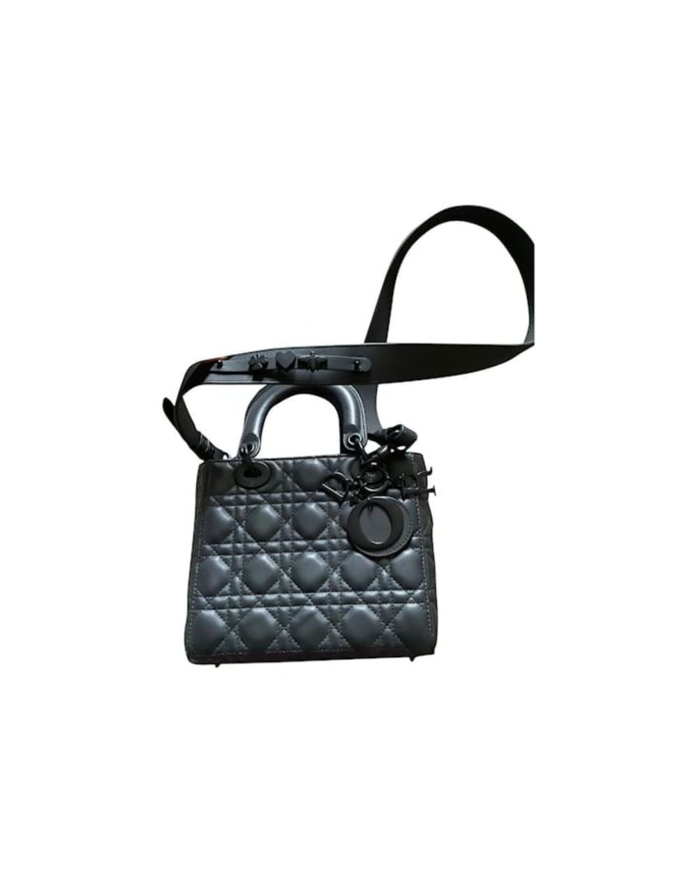 1:1 Replica Small Lady Dior My Abcdior Bag Black/Grey/White For Women 8in/20cm