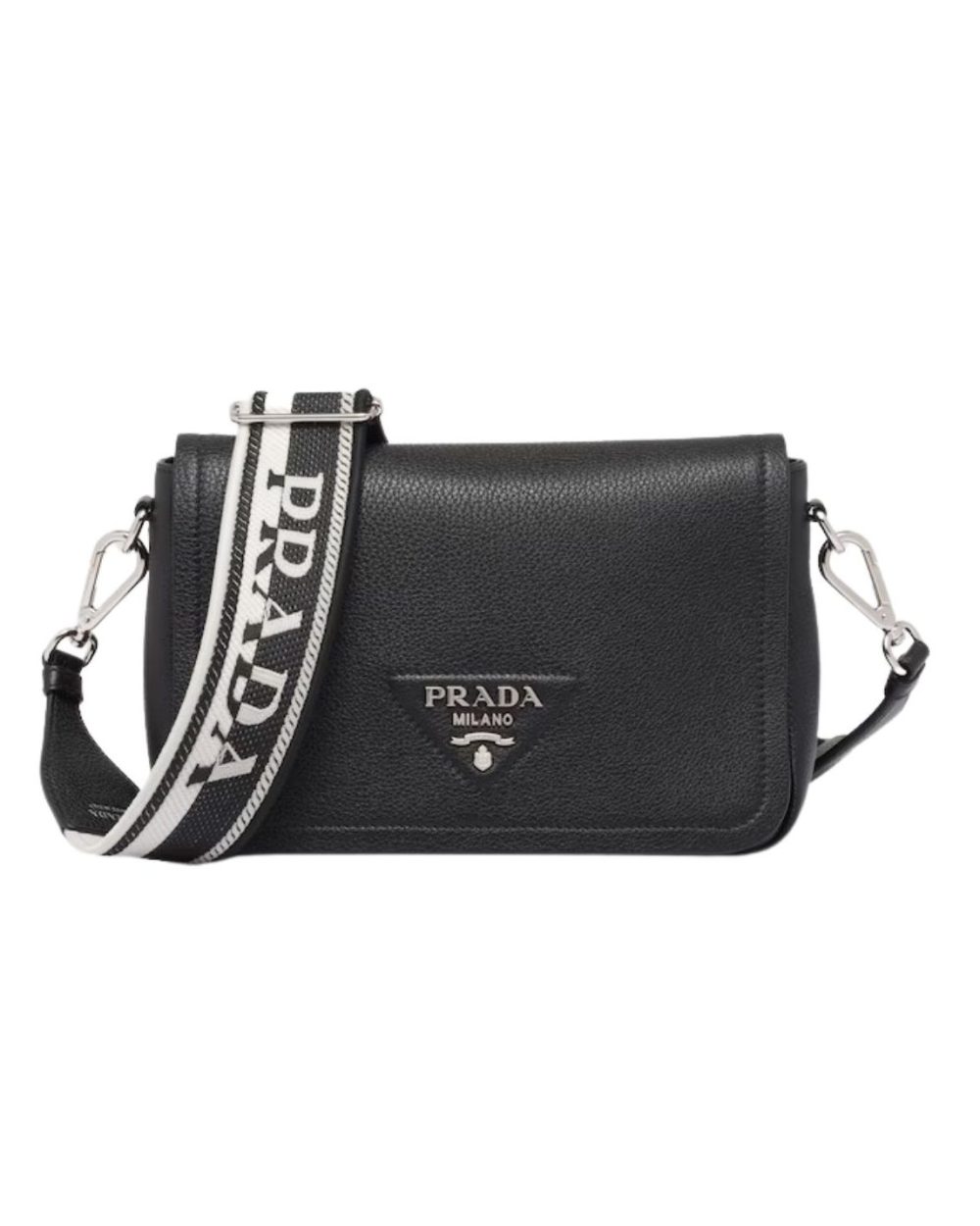 Small Shoulder Bag In Black For Women 9in/ 23cm 1BD314_2DKV_F0002_V_3OO
