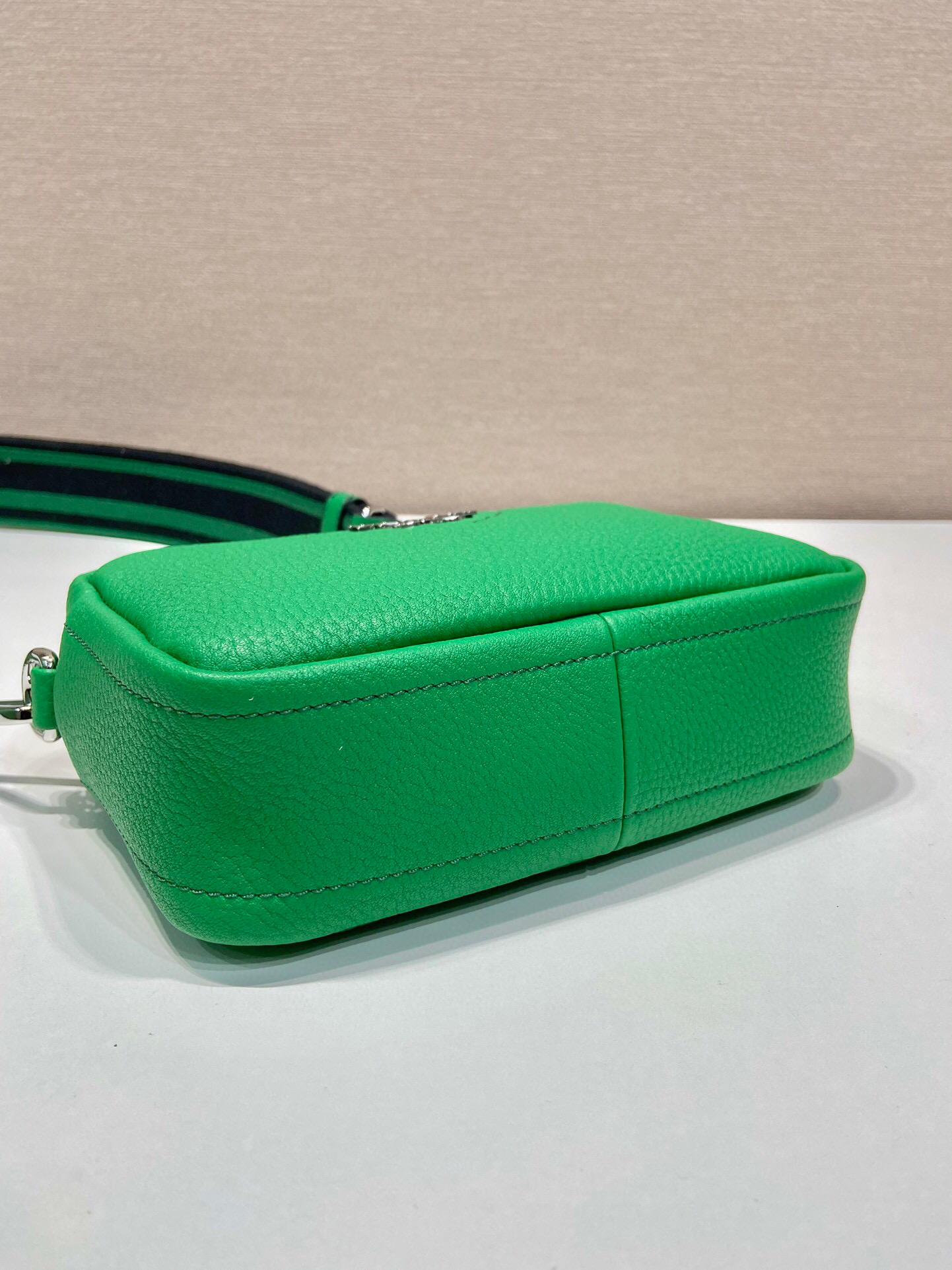 Small Shoulder Bag In Green For Women 7.5in/ 19cm 1BH192_2DKV_F0YFM_V_3OO - Image 7