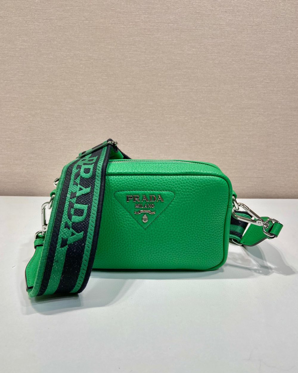 Small Shoulder Bag In Green For Women 7.5in/ 19cm 1BH192_2DKV_F0YFM_V_3OO