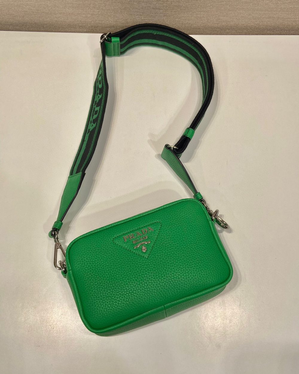 Small Shoulder Bag In Green For Women 7.5in/ 19cm 1BH192_2DKV_F0YFM_V_3OO