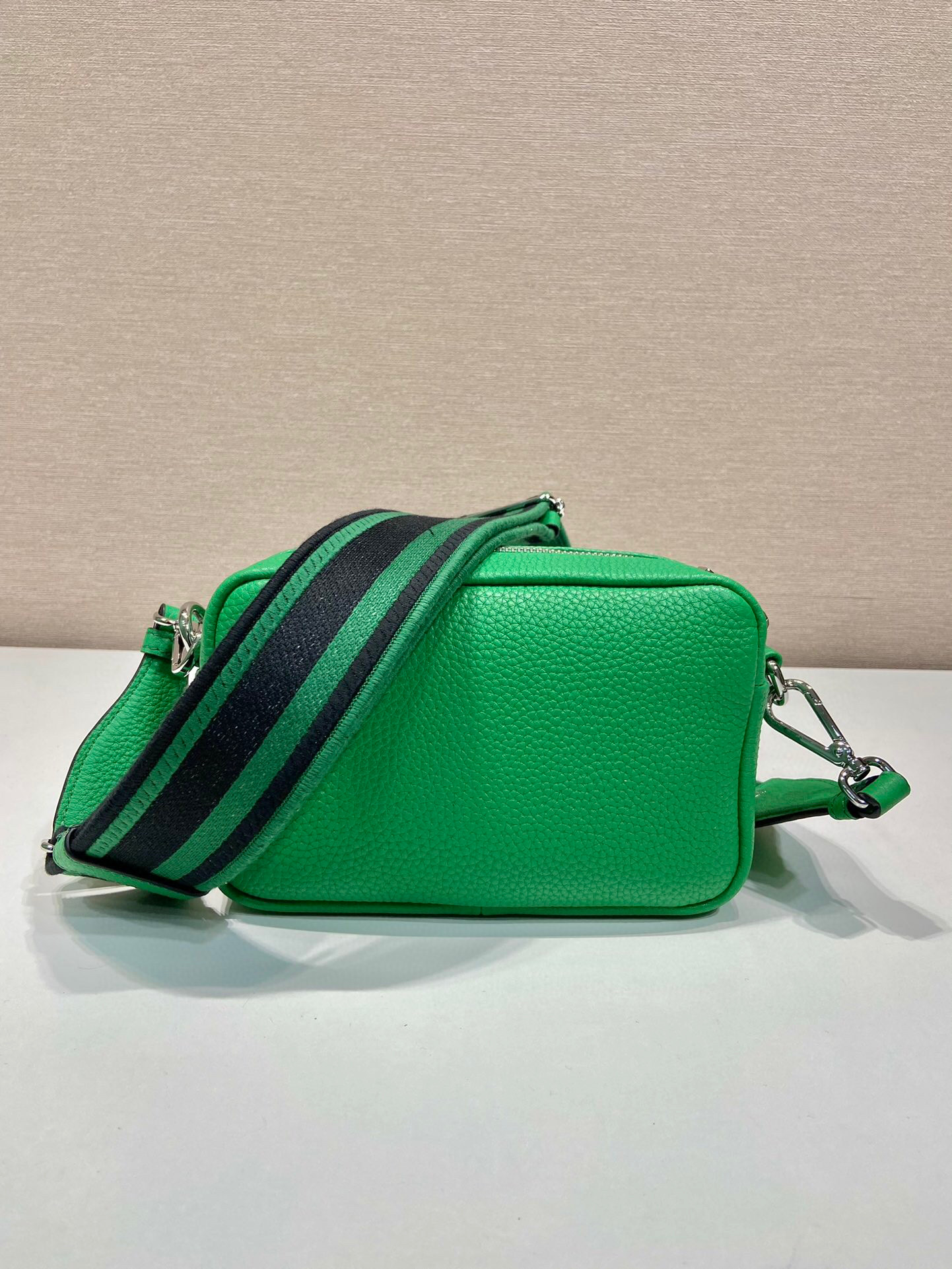 Small Shoulder Bag In Green For Women 7.5in/ 19cm 1BH192_2DKV_F0YFM_V_3OO - Image 4
