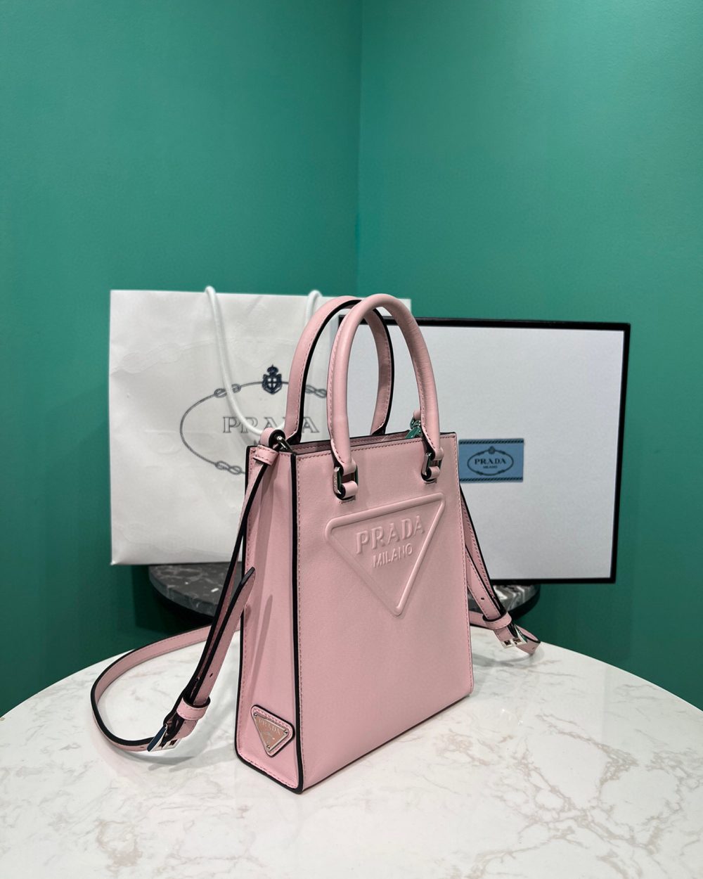 Small Tote In Pink For Women 7.5in/ 19cm