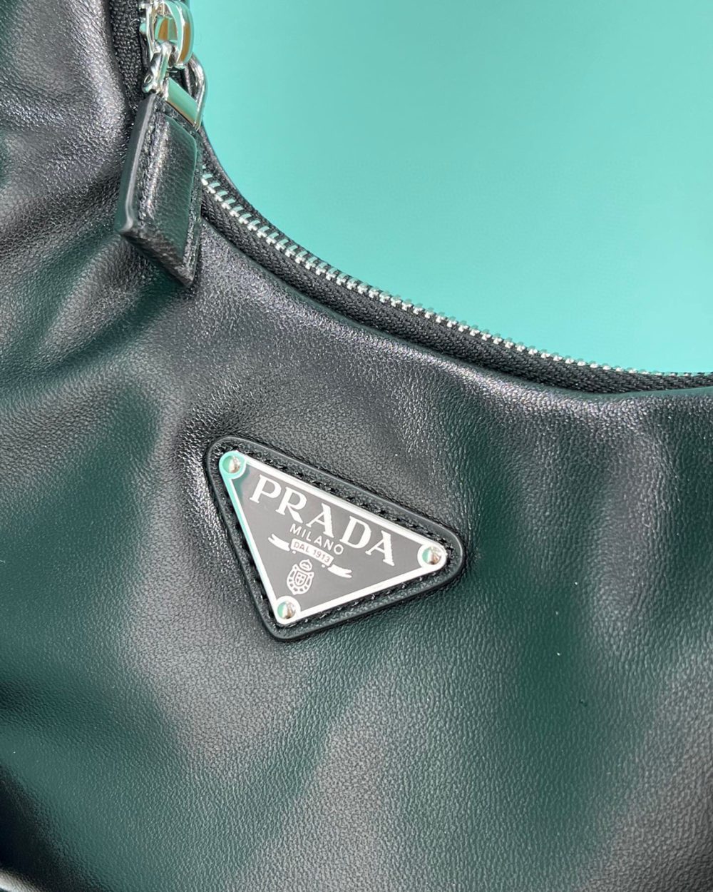 Soft Padded Nappa Mini-Bag In Black For Women 8.2 in/ 21cm 1BA384_2DYI_F0002_V_OVM