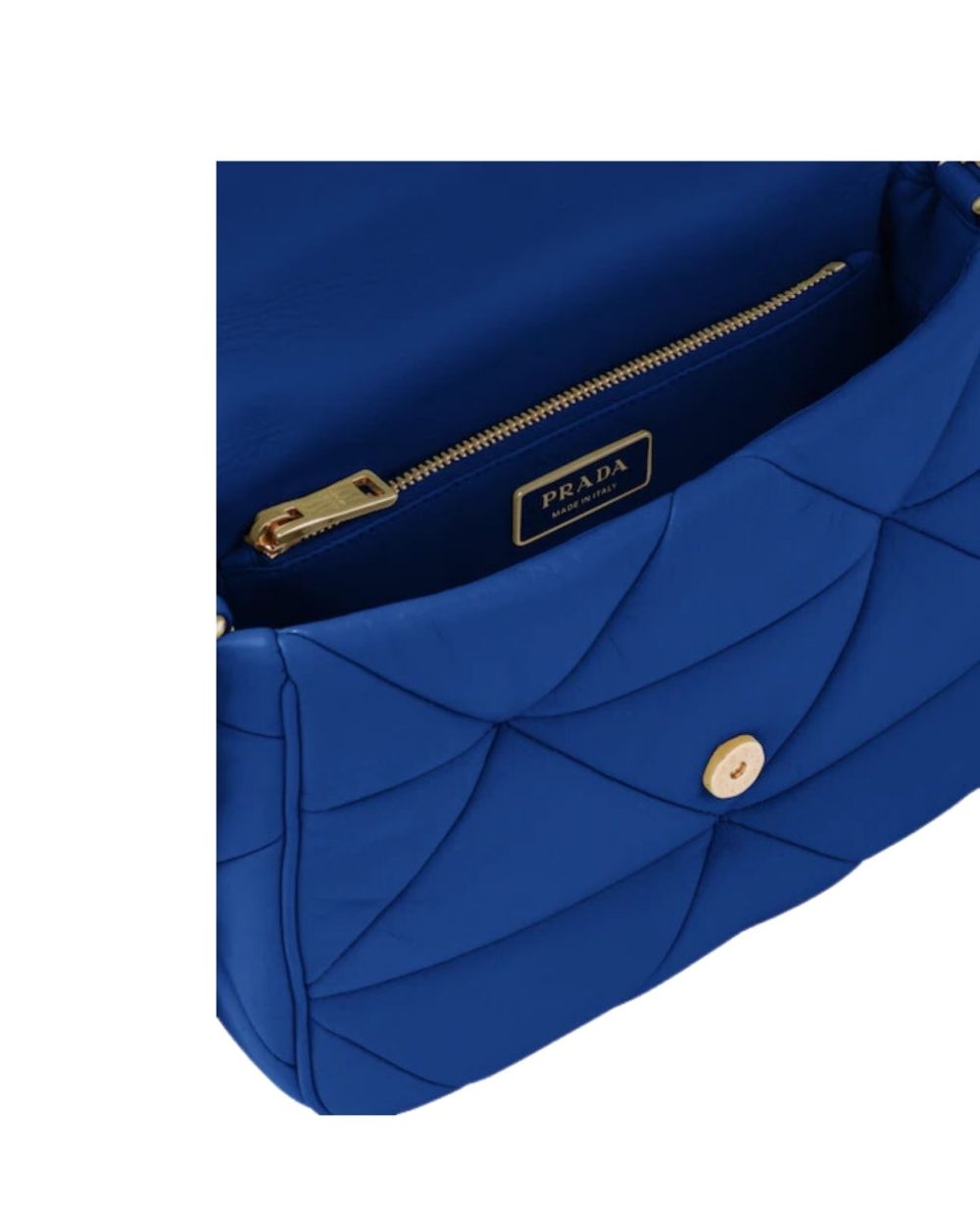 System Patchwork Bag Blue For Women 1BD292_2DMO_F0V41_V_L9O