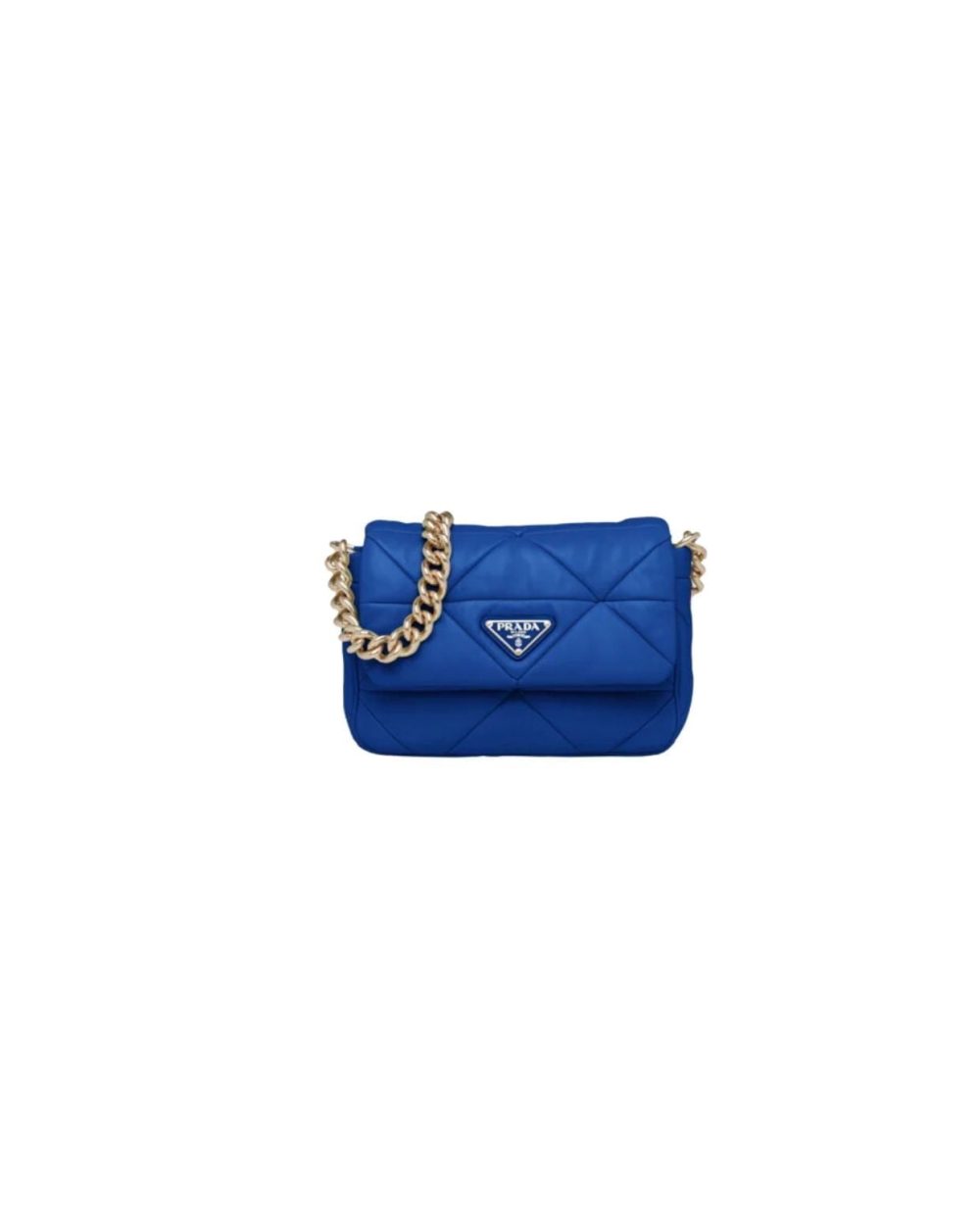 System Patchwork Bag Blue For Women 1BD292_2DMO_F0V41_V_L9O
