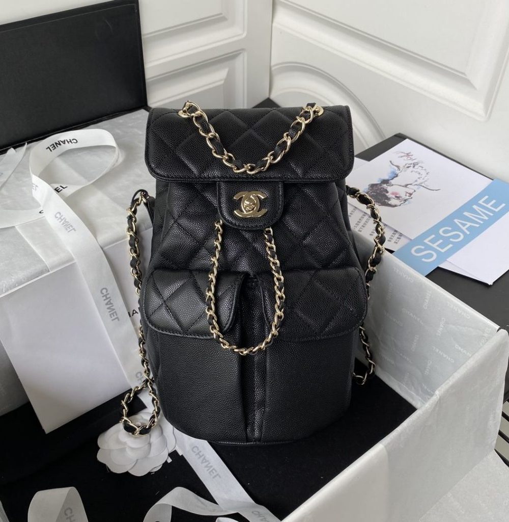 [REP 1:1] Taurus Backpack Black/White For Women 10in / 25.5cm AS3200