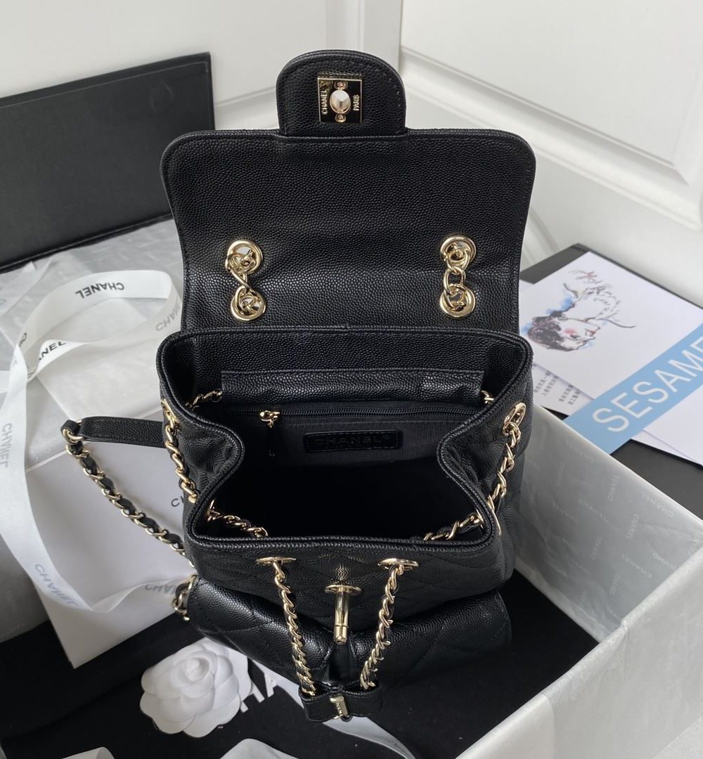 [REP 1:1] Taurus Backpack Black/White For Women 10in / 25.5cm AS3200